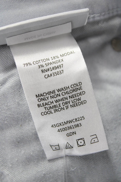 Joes Mens Chino Pants Gray Cotton Blend Button Size 36