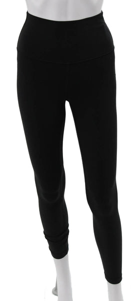 Lululemon Womens Ankle Leggings Black Polyester Blend Size 4