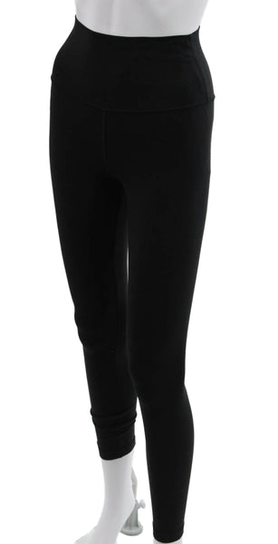 Lululemon Womens Ankle Leggings Black Polyester Blend Size 4