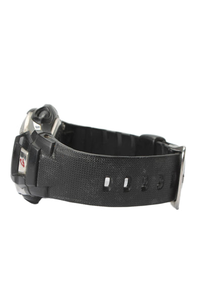G Shock Mens Stainless Steel + Black Resin 2688 GW-500A Digital Solar Watch 46mm