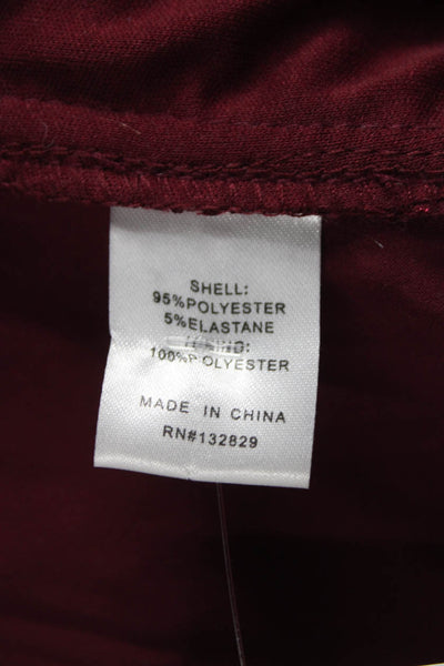 Superdown Women Red Corset Top Sweetheart Polyester Sleeveless Zip Size XS