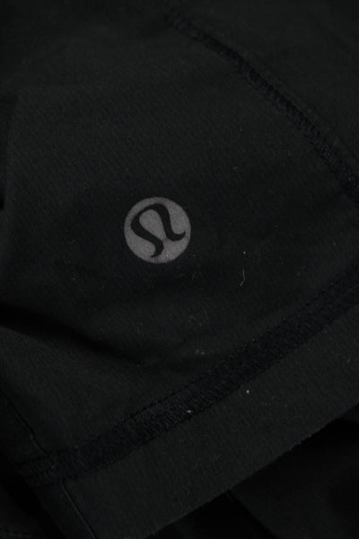 Lululemon Women Black Capri Pants Polyester Size 8