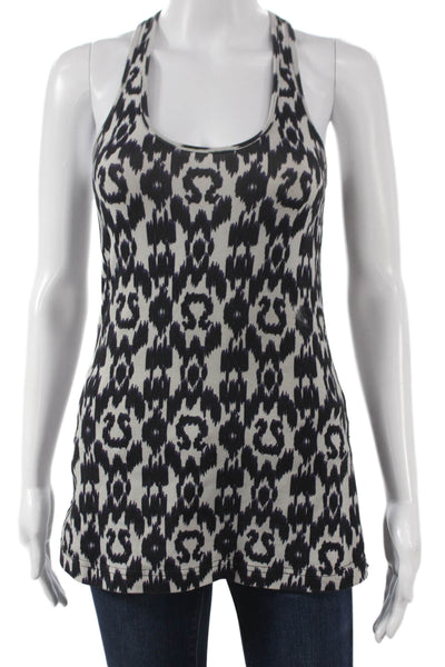 Lululemon Womens Multicolor Animal Print Scoop Neck Sleeveless Tank Size S