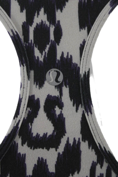 Lululemon Womens Multicolor Animal Print Scoop Neck Sleeveless Tank Size S