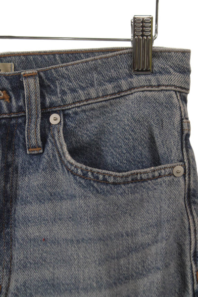 Madewell Womens High Rise Flared Blue Jeans Size 25