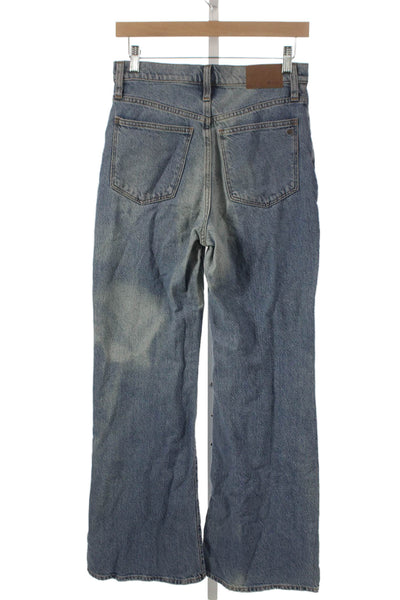 Madewell Womens High Rise Flared Blue Jeans Size 25