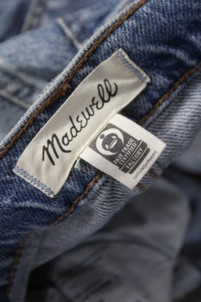 Madewell Womens High Rise Flared Blue Jeans Size 25