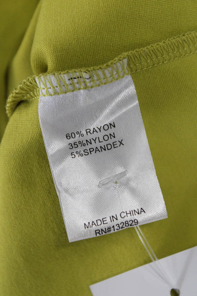 Superdown Womens Bodycon Strapless Green Mini Dress Size XS