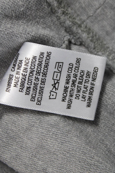 Robert Graham Mens Pullover Sweatshirt Gray Camouflage Cotton Crew Neck Size L