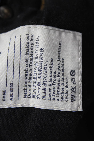 AG Adriano Goldschmied Womens Skinny Jeans Blue Cotton Button Size 28