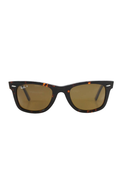 Ray Ban Unisex RB 2140 Brown Plastic Rounded Sunglasses