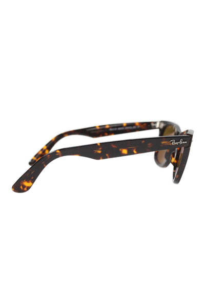 Ray Ban Unisex RB 2140 Brown Plastic Rounded Sunglasses