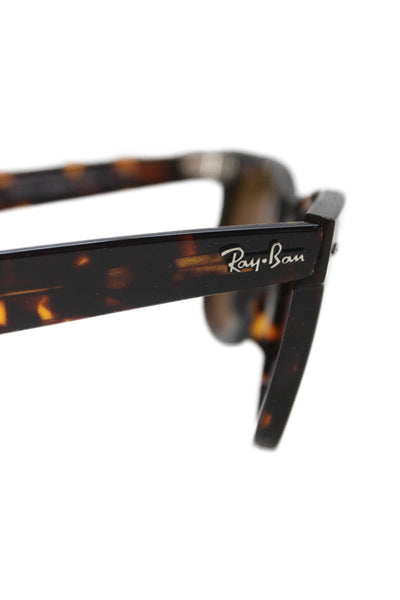 Ray Ban Unisex RB 2140 Brown Plastic Rounded Sunglasses