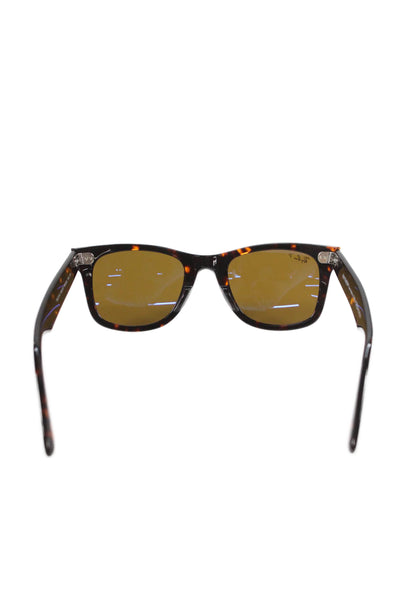 Ray Ban Unisex RB 2140 Brown Plastic Rounded Sunglasses
