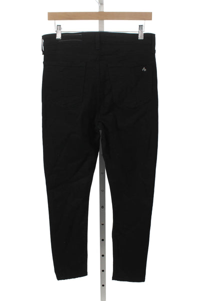 Rag & Bone Women Skinny Jeans Black High Rise Size 28