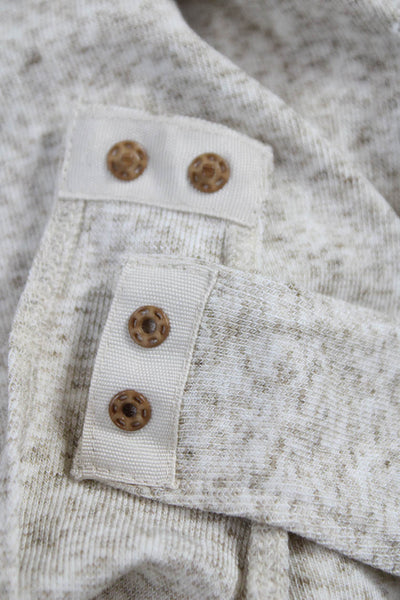 Zara Women Sleeveless One Piece Bodysuit Beige Round Neck Elastane Size M