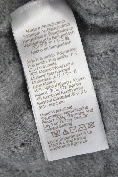 J Crew Womens Gray Polyamide Cardigan Long Sleeve Size S