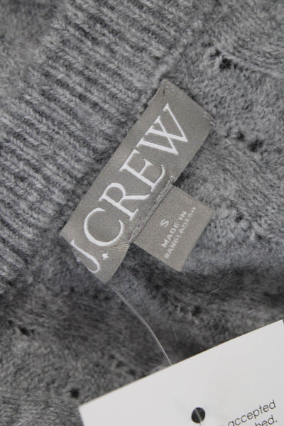 J Crew Womens Gray Polyamide Cardigan Long Sleeve Size S