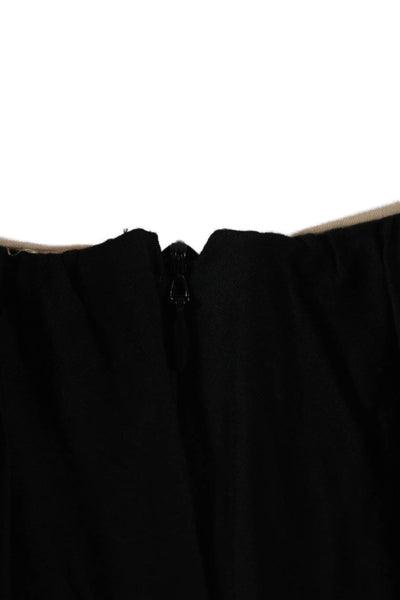 Nightcap Clothing Women Black Maxi Dress V-Neck Sleeveless Rayon Zip Size 3