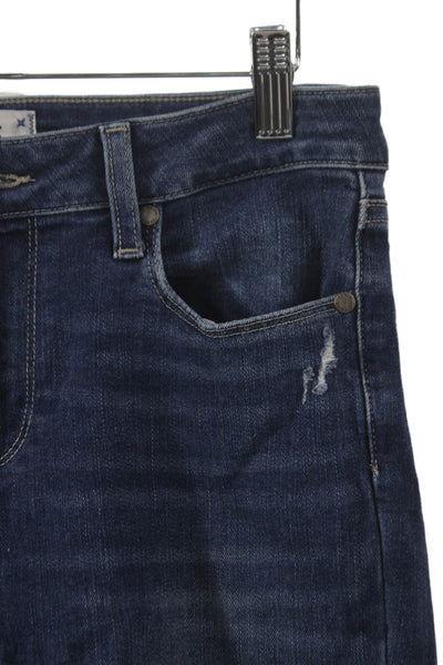 Paige Womens Ankle Jeans Blue High Rise Size 28