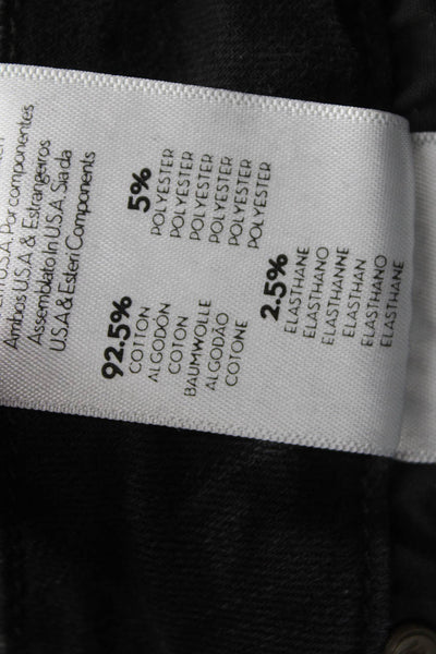 Mother Women Black Skinny Jeans High Rise Cotton Inseam 26 Size 30