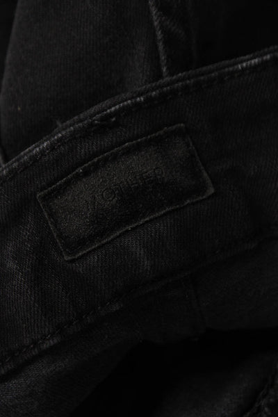 Mother Women Black Skinny Jeans High Rise Cotton Inseam 26 Size 30