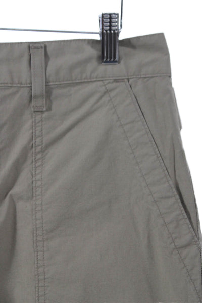 Agolde Women Cargo Pants Beige Cotton Button Closure Size 28