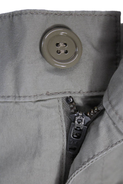 Agolde Women Cargo Pants Beige Cotton Button Closure Size 28