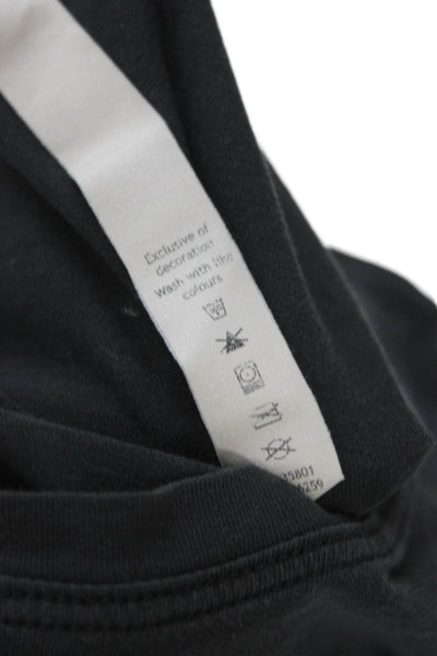 Lululemon Womens Black Pima Cotton Sleeveless Tank Crew Neck Size 10