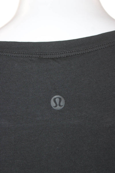 Lululemon Womens Basic Sleeveless Tank Black Pima Cotton Size 10