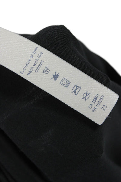 Lululemon Womens Sleeveless Basic Tank Black Pima Cotton Round Neck Size 8