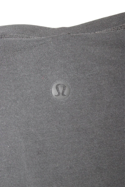 Lululemon Women Basic Tank Black Polyester Crew Neck Sleeveless Size S