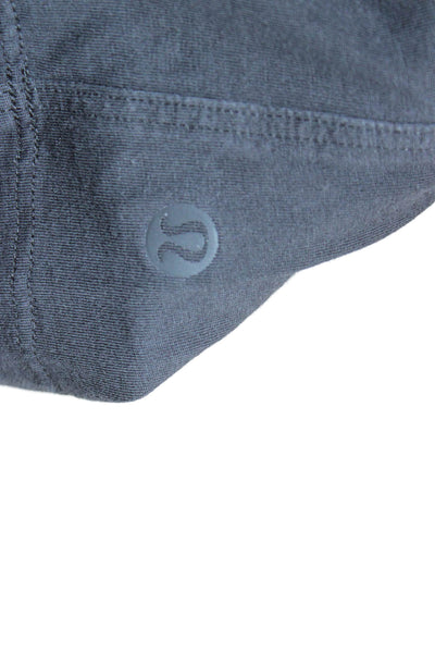 Lululemon Womens Black Pima Cotton Crew Neck Long Sleeve T-Shirt Basic Size 6