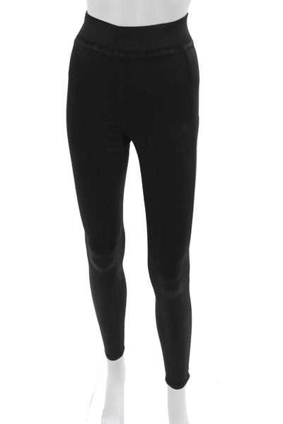 L'Agence Womens Black High Rise Modal Jegging Pull On Size XS