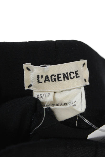 L'Agence Womens Black High Rise Modal Jegging Pull On Size XS