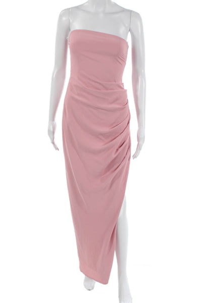 Lovers + Friends Women Bodycon Strapless Pink Dress Zip Size XS