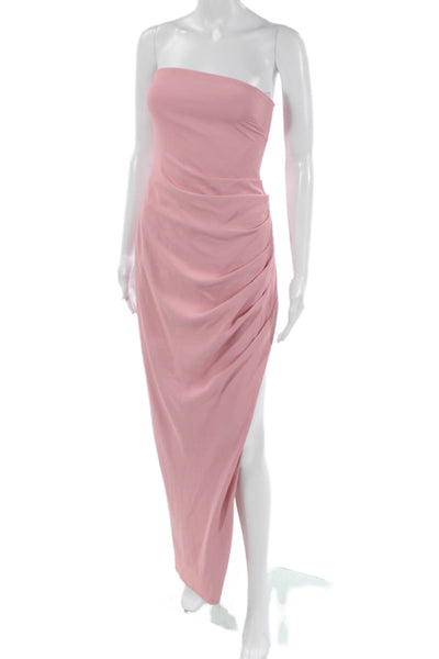 Lovers + Friends Women Bodycon Strapless Pink Dress Zip Size XS