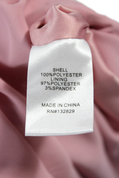 Lovers + Friends Women Bodycon Strapless Pink Dress Zip Size XS