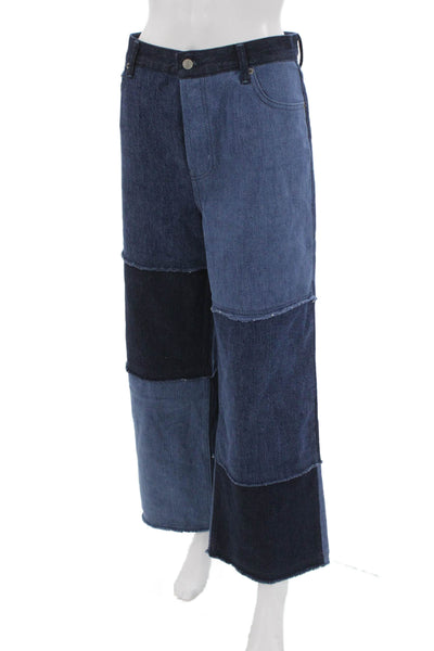 Rails Womens Wide-Leg High Rise Blue Jeans Size 31