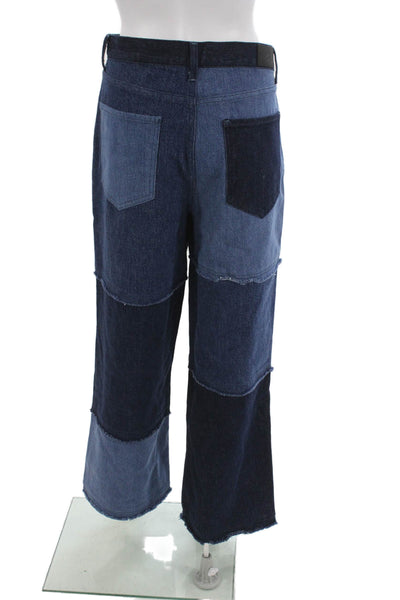 Rails Womens Wide-Leg High Rise Blue Jeans Size 31