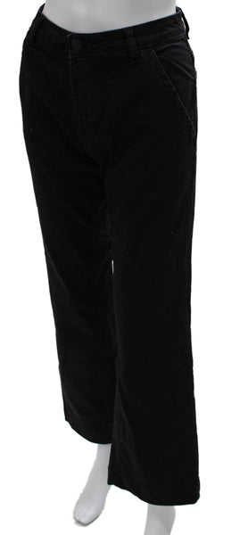 6397 Womens Black Cropped High Rise Cotton Jeans Inseam 28 Size 26