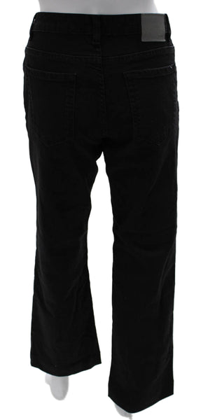 6397 Womens Black Cropped High Rise Cotton Jeans Inseam 28 Size 26