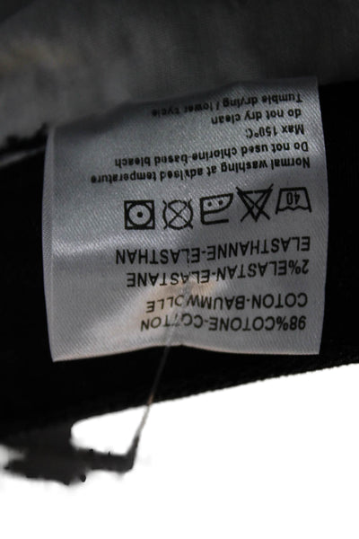 6397 Womens Black Cropped High Rise Cotton Jeans Inseam 28 Size 26