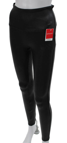 Spanx by Sara Blakely Women Black Ankle Leggings Size L