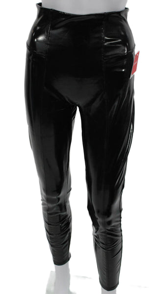 Spanx Women Black Leggings Polyester Size M
