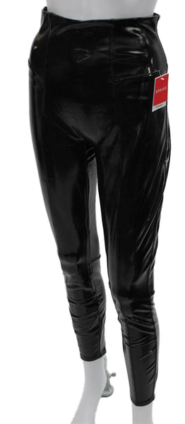 Spanx Women Black Leggings Polyester Size M