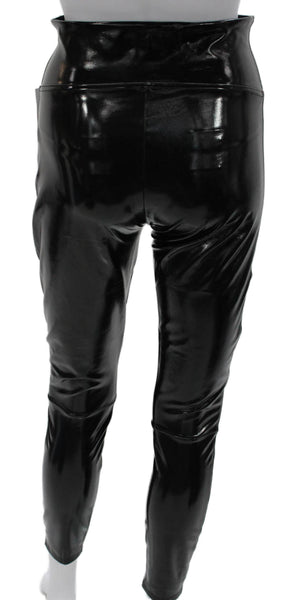 Spanx Women Black Leggings Polyester Size M