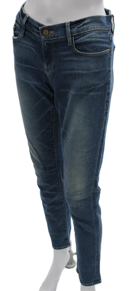 Frame Denim Womens Skinny Blue Jeans Low Rise Inseam 28 Size 26