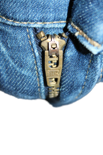 Frame Denim Womens Skinny Blue Jeans Low Rise Inseam 28 Size 26