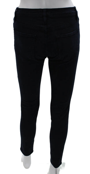 Frame Denim Women Skinny Jeans Blue Low Rise Cotton Size 26